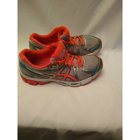 ASICS Gel-Exalt 2 T4B6N Running Training Shoes Silver Orange Women Size US 7 - Picture 4 of 11